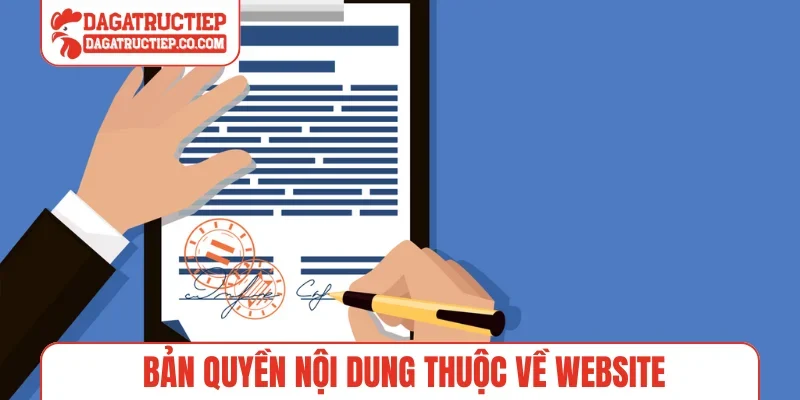 Bản quyền nội dung thuộc về website
