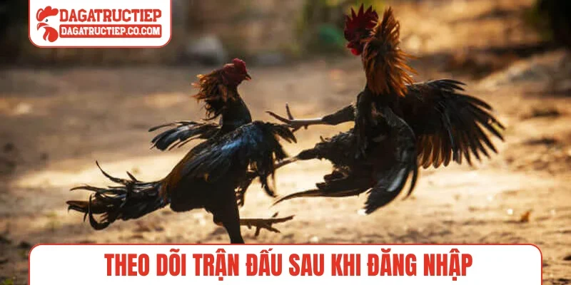 Theo dõi trận đấu sau khi đăng nhập